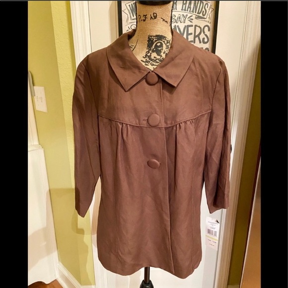 Jessica Howard Jackets & Blazers - Jessica Howard NWT Brown Jacket Size 18